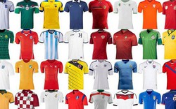 10 bộ áo đấu đẹp nhất tại World Cup 2014