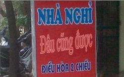 Những quảng cáo nhà nghỉ độc nhất vô nhị tại Việt Nam