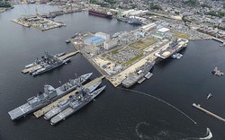 Mỹ công khai hình ảnh hàng loạt chiến hạm khủng ở Nhật Bản