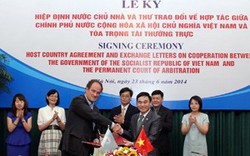 Việt Nam ký Hiệp định và Thư trao đổi với Tòa trọng tài