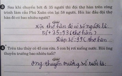 &#34;Tàu có 45 con cừu, rơi 5 con, hỏi thuyền trưởng bao nhiêu tuổi?&#34;