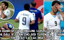 ẢNH CHẾ: Suarez hối hận vì hành động “cẩu xực”