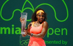 Lên ngôi vô địch, Serena Williams lập kỷ lục ở Miami Open