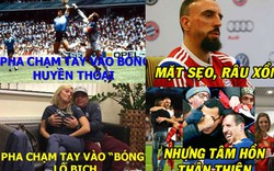 ẢNH CHẾ: Công Phượng “tưởng bở”, Maradona “sàm sỡ” bạn gái