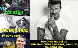 ẢNH CHẾ: Beckham “chỉnh” Ronaldo, M.U không ngán Chelsea