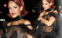 Sau “long bào”, Rihanna tiếp tục phớt lờ áo nịt ngực