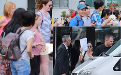 Katy Perry đánh lạc hướng fan ở sân bay Tân Sơn Nhất