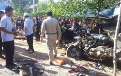 Xe chở người Việt bị tai nạn ở Campuchia