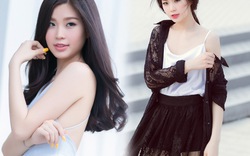 Á hậu Diễm Trang bất ngờ sexy với váy 2 dây