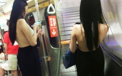 TQ: Cô gái mặc yếm hở trọn lưng trần ở nơi công cộng