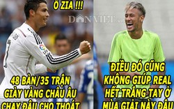 ẢNH CHẾ: Neymar &#34;xỏ đểu&#34; Ronaldo, David Moyes lại &#34;nổ&#34;