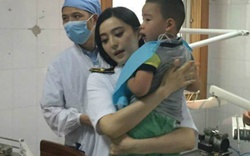 Phạm Băng Băng sốt sắng cứu em bé gặp tai nạn 