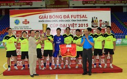 Đội Sở Y tế Thái Bình vô địch Giải bóng đá Futsal tranh Cúp Đại Việt