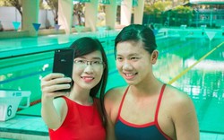 Ánh Viên thích thú khi lần đầu selfie