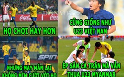 ẢNH CHẾ: Brazil giống U23 Việt Nam, Van Gaal chế nhạo Liverpool