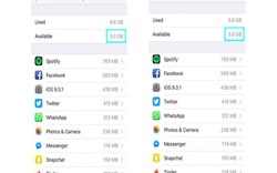 Thao tác cực đơn giản giúp giải phóng bộ nhớ cho iPhone