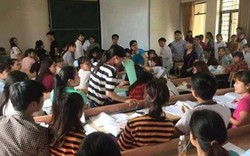 Đang ngồi học, 2 sinh viên bị quạt trần rơi vào đầu