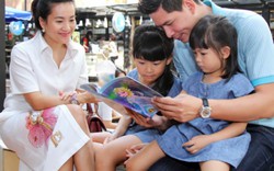 Bình Minh mong "tiểu công chúa" thích sách từ bé thơ