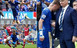 Vardy lĩnh thẻ đỏ, Leicester City bị West Ham níu chân