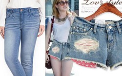 Hô biến quần jean dài đã cũ thành quần short sành điệu