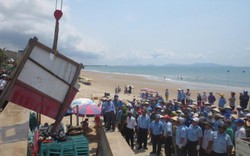 Tạm giữ 2 đối tượng chống đối dọn dẹp bãi biển Vũng Tàu