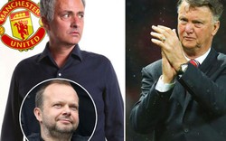 M.U có phương án cho Van Gaal, Mourinho định ngày ngồi "ghế nóng"