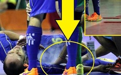Cầu thủ Futsal Việt Nam "chiến" nhau đến nứt cả sân, suýt gãy tay