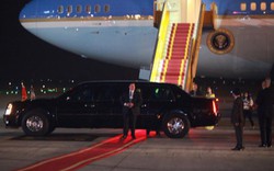 Chùm ảnh: Đón TT Obama, an ninh siết chặt từ sân bay về khách sạn