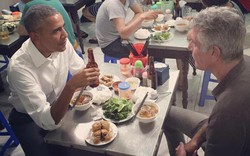 Tổng thống Obama ăn hai suất bún chả và uống bia