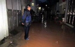 Mưa lớn trong đêm, thành phố Sơn La nhiều nơi ngập úng