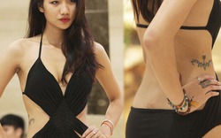 Cô gái Hà Nội thu hút nhờ thân hình và hình xăm sexy