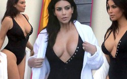 Kim Kardashian khoe dáng bốc lửa sau sinh