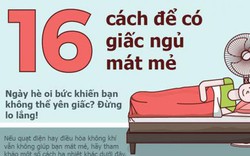 16 cách giúp cơ thể bạn bớt nóng nực trong đêm hè