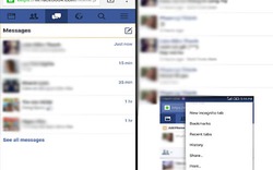 Cách chat Facebook khi truy cập bằng trình duyệt di động