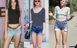 Mặc soóc jeans ngắn sành điệu như sao Hollywood