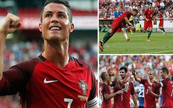 Clip: Ronaldo lập cú đúp giúp Bồ Đào Nha “hủy diệt” Estonia 7-0
