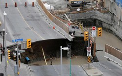 "Hố tử thần" bí ẩn xuất hiện ở trung tâm thủ đô Canada