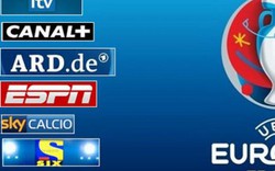 Xem EURO 2016 trên những kênh nào?