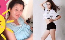 Bà mẹ một con giảm 30kg, lấy lại vòng eo 62cm như thời con gái