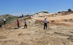 Mạch ngầm làm vỡ hồ chứa nước đãi titan ở Bình Thuận