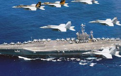 Hai tàu sân bay lớn nhất của Mỹ tập trận tấn công ở Philippines