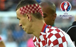 Cận cảnh mái tóc “không giống ai” của tuyển thủ Croatia