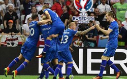 Lạ mắt với hình ảnh ăn mừng chiến thắng lịch sử của Iceland