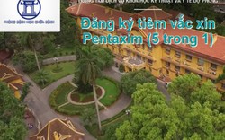 Mở đăng ký gần 4000 liều vắc xin Pentaxim vào ngày 29.6