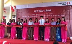 Maritime Bank bàn giao trường học và xe cứu thương cho bà con vùng lũ Hà Tĩnh