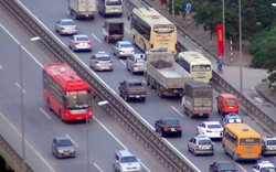 Đề xuất hạ tốc độ tối đa tuyến đường trên cao Hà Nội