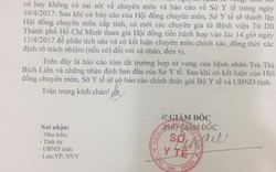 Báo cáo Bộ Y tế vụ sản phụ vừa sinh đã tử vong