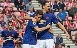 Clip Ibrahimovic ghi bàn và kiến tạo, M.U đại thắng Sunderland