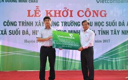 Vietcombank tài trợ xây dựng trường Tiểu học tại tỉnh Tây Ninh