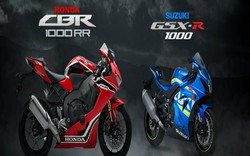 Chọn mua Honda CBR1000RR hay Suzuki GSX-R1000?